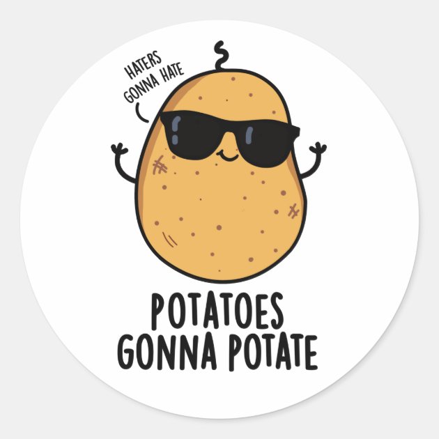 RePop Gifts | Potatoes Gonna Potate Kawaii Funny Vinyl Sticker