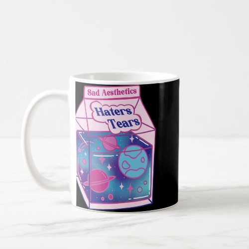 Haters Tears Space Aesthetic Milk Drink Package Ar Coffee Mug