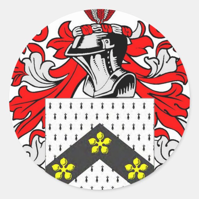 Hatfield Coat of Arms Classic Round Sticker (Front)