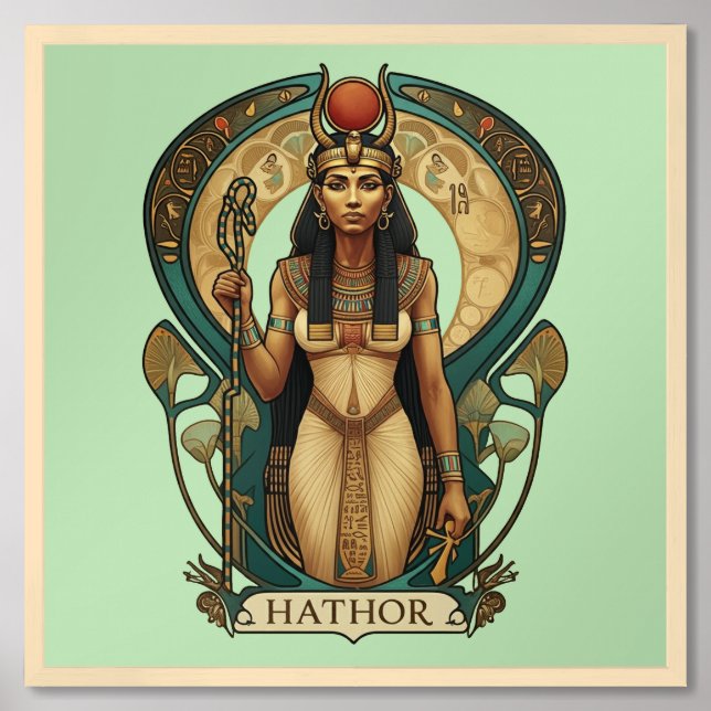 Hathor, Goddess of Feminility Framed Art (Framed Front)