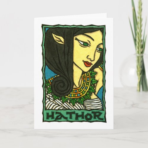 Hathor Greeting Card