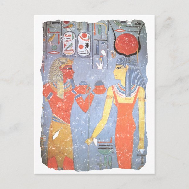 Hathor & Horemheb Postcard (Front)