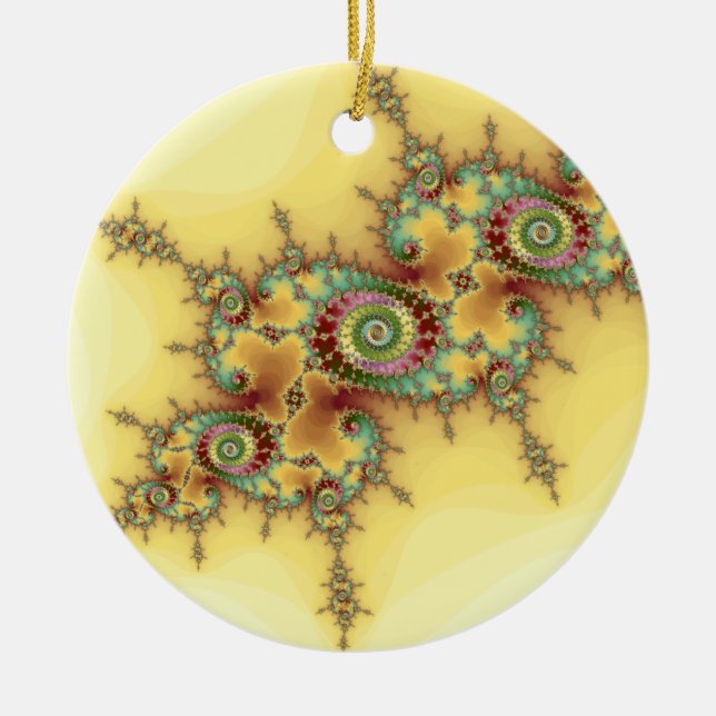 Hatpin Ceramic Ornament (Front)