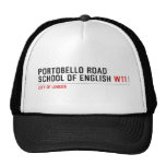 PORTOBELLO ROAD SCHOOL OF ENGLISH  Hats