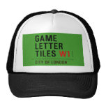 Game Letter Tiles  Hats