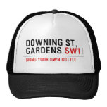 Downing St,  Gardens  Hats