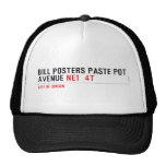 Bill posters paste pot  Avenue  Hats