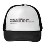 YOUNG'S CORONA BAR established 2020  Hats