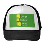 Love
 Sophia
 Dog
   Hats