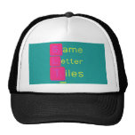 Game
 Letter
 Tiles  Hats