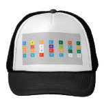 A B C D E F G
 H I J K L M N
 O P Q R S T U
 V W X Y Z ! ?  Hats
