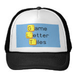 Game
 Letter
 Tiles  Hats