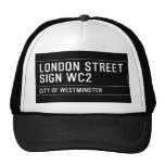 LONDON STREET SIGN  Hats
