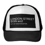 LONDON STREET SIGN  Hats