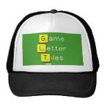 Game
 Letter
 Tiles  Hats