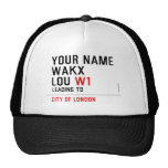 Your Name WAKX LOU  Hats