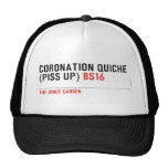 Coronation Quiche  (piss up)  Hats