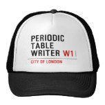 Periodic Table Writer  Hats