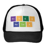 frogs
 rains  Hats