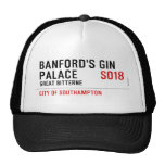 Banford's Gin  Palace  Hats