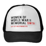 women of world war II memorial  Hats