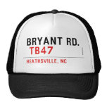 BRYANT RD.   Hats