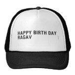 Happy birth day  Ragav  Hats