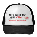 THEY SCREAM'  ABDI  Hats