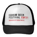 EGHAM BEER FESTIVAL  Hats