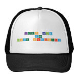 keep calm 
 and 
 love chemistry  Hats