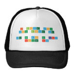 I love you
 You love me
 
 WE NO DO NO BARNY
 AROUND HERE  Hats