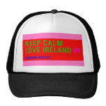 keep Calm Love Ireland  Hats