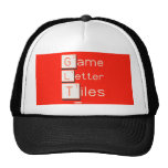 Game
 Letter
 Tiles  Hats