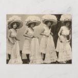 Hats and Petticoats Postcard