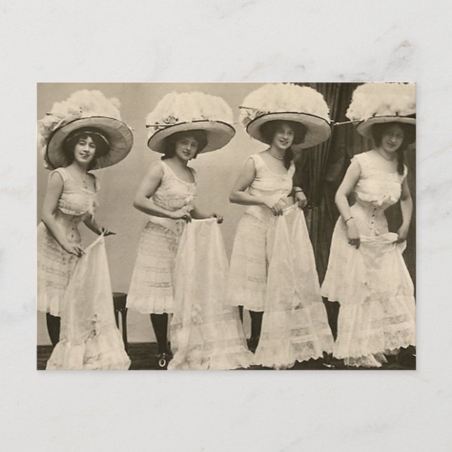 Hats and Petticoats Postcard (Front)