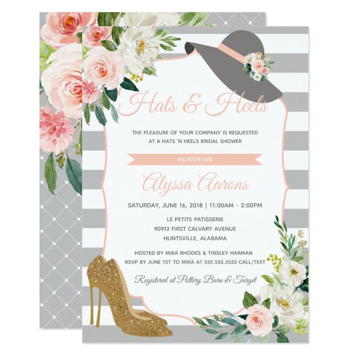 bridal shower heels