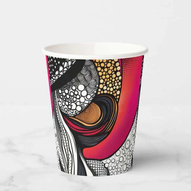 Hats Off Paper Cups (Left)