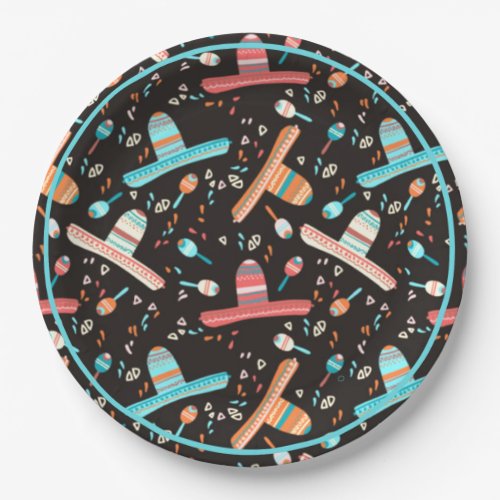 Hats Off To Fiesta HHM Party Paper Plates