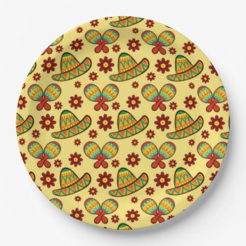 Hats Off To Maracs Hhm Party Paper Plates by ZazzleHolidays at Zazzle