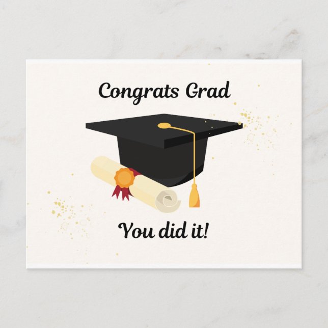 Hats Off to You: Graduation Cards (Front)