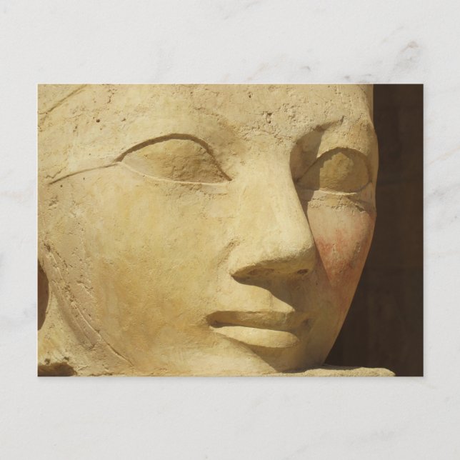 Hatshepsut statue,  Pharaoh Hatshepsut of Egypt Postcard (Front)