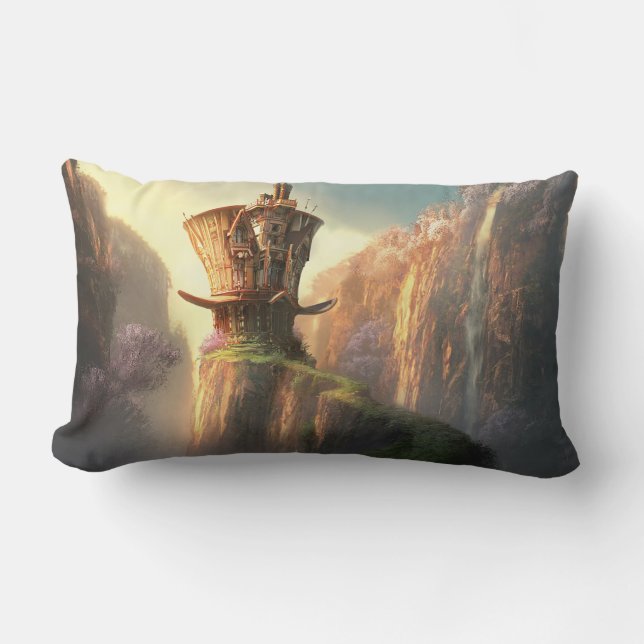 Hatter House Lumbar Pillow (Front)