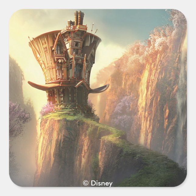 Hatter House Square Sticker (Front)