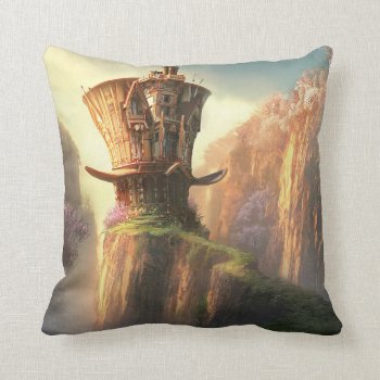 Hatter House Throw Pillow by AliceLookingGlass at Zazzle