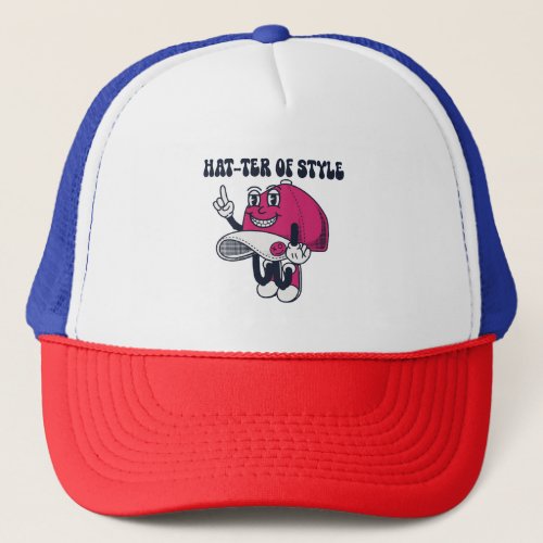 Hatter of style trucker hat