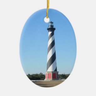 Hatteras Lighthouse OBX NC Christmas Ornament