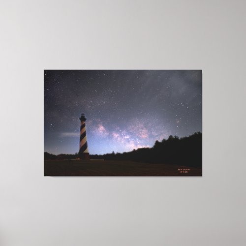 Hatteras Milky Way _ Distinguished Canvas Print