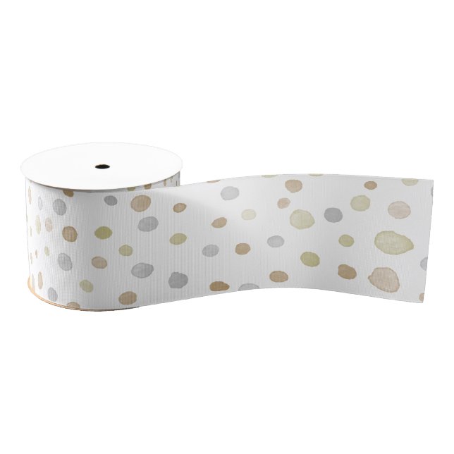 Hattie Confetti Watercolor Dots Ribbon (Spool)
