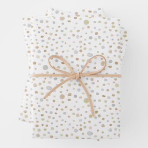 Hattie Confetti Watercolor Dots Wrapping Paper