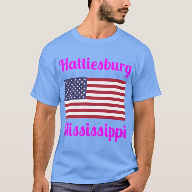 Hattiesburg Mississippi Stylish Prints1 T-Shirt (Front)